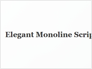 Elegant Monoline Script Fonts for Professional Documents