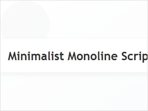 Minimalist Monoline Script Fonts for Branding
